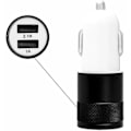 Miniatyrbild 2 av 6: SVART USB Cigarettändare laddare Dubbla portar Ultrasnabb USB X2 billaddare 12/24V för Google Pixel 9 Pro XL