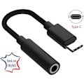 Pikkukuva 1 / 3: USB Type-C - 3,5 mm naarasliitin adapterikaapeli Blackview BL8800 Pro 5G Plug and Play -liitäntään kuulokkeillesi, kuulokkeillesi... Svart