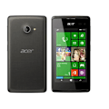 Miniatyrbillede 4 af 4: Housse - PH26® - ACER Liquid M220 - Simili læder - Folio med vinduer - Sort Svart