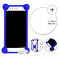 Pikkukuva 1 / 4: Coque Bumper - Wiko - View 4 - Iskunkestävä - Erittäin kestävä - MAXIMAL kovalevy Blå