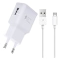 Pikkukuva 1 / 4: Laturi + kaapelipaketti Realme C33 -pikalaturille Erittäin tehokas ja nopea UUDEN SUKUPOLVEN 3A mikro-USB-KAAPELILLA Vit