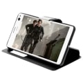 Miniatyrbillede 4 af 4: Housse Etui Vindue - Sony - Xperia C4 / C4 Dual - Syntetisk læder - Sort - Magnetisk Svart