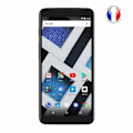 Miniatyrbillede 3 af 4: Super Pack Shockproof Black Bumper Case til Archos core 55S ultra med 1 MAXIMUM hårdhed beskyttende hærdet glas