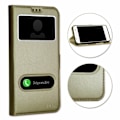 Miniatyrbild 1 av 4: Fodral till Huawei P Smart 2021 Extra Slim i ekologiskt kvalitetsläder - ELLER GULD Guld