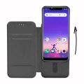 Miniatyrbillede 3 af 4: PH26® Super Pack Folio kortholder etui i sort kornet øko-læder til Logicom Le Hop med 2 hærdede glas, maksimal hårdhed Svart
