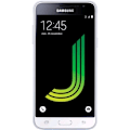 Miniatyrbillede 4 af 4: Samsung Galaxy J3 2016 Dedikeret sort foliocover med vinduer i læderstil med synlige syninger fra PH26®