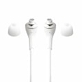Miniatyrbillede 3 af 3: Høretelefoner til POCO C51 Høj Kvalitet Audio i ultra blødt silicone, volume kontrol og mikrofon - HVID