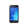 Miniatyrbillede 4 af 4: Samsung Galaxy J1 MINI Dedikeret sort foliocover med vinduer i læderstil med synlige syninger fra PH26®