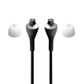 Pikkukuva 3 / 3: Sharp Aquos R8s High Quality Audio -kuulokkeet erittäin mukavasta silikonista, äänenvoimakkuuden säätö ja mikrofoni - MUSTA