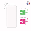 Miniatyrbillede 4 af 4: FULD beskyttelsesfilm til Samsung Galaxy A71 i ultra-resistent hærdet glas (maksimal hårdhed) Vit