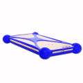 Miniatyrbild 3 av 4: Stötsäker Bumper Case för Oppo Reno4 (CPH2113) Kvalitet Super Silicon Bumper för Oppo Reno4 (CPH2113) - BLÅ Blå