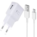 Miniatyrbillede 1 af 5: Oplader + kabelpakke til Samsung Galaxy S21 Ultra 5G SD888 Hurtigoplader NY GENERATION 3A med USB-Type C-KABEL