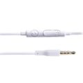 Miniatyrbillede 2 af 4: Hvide høj kvalitets audio in-ear høretelefoner i silikone, ultrakomfortable, med volumenkontrol og mikrofon til Infinix Note. Vit