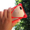 Miniatyrbillede 4 af 4: OnePlus 7 Pro rød stødsikker kofanger taske i kvalitets silikone fra PH26®