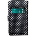 Miniatyrbillede 3 af 4: Hus til Samsung Galaxy J2 Pure - PH26 - Øko-læder - Sort - Kortplads - Spejl Svart