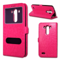 Miniatyrbild 1 av 4: Etui Housse Coque Folio - PH26® - LG G3 S/ G3 MINI - Syntetiskt läder - Magnetisk - Mjuk Rosa