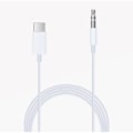 Pikkukuva 1 / 3: USB Type-C - 3,5 mm:n liitinsovitinkaapeli TCL 10 Plus Plug and Play -kaapelille kuulokkeille, autoradiolle… Vit