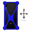 Pikkukuva 2 / 4: Coque bumper - Xiaomi - Redmi Note 7 - Iskunkestävä - Silikoni - 2 Lujitettua lasia Blå
