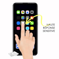 Miniatyrbild 3 av 4: Skärmskydd för Xiaomi Mi 11 Pro i ultraresistent härdat glas (maximal hårdhet) Vit