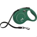 Hundkoppel Trixie Flexi Classic - olivgrön - Grön - M / 5 m olivgrön