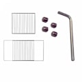 Miniatyrbild 2 av 6: Herzberg HG-03213: Universell ugnsgrill & justerbart underläggsställ