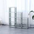 Miniatyrbild 2 av 4: Förvaringshylla med 9 nivåer Grå Herzberg HG03350-GRY