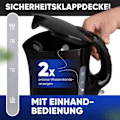 Miniatyrbild 4 av 4: Vattenkokare 1,7L 2200W Svart Clatronic WK3819-Svart