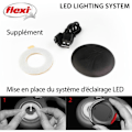 Miniatyrbild 4 av 5: Tillbehör för koppel LED-belysningssystem USB svart Flexi CFNZLS-551-S Svart