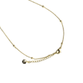 Miniatyrbild 4 av 4: Collier - Luxenter - Thiem - Flerfärgad zirkon - Guld 18k - Längd 42 cm + 3 cm förlängning Flerfärgad