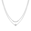 Miniatyrbild 1 av 4: Halsband - Luxenter - Nothie - Rhodiumpläterad - 41 cm + 3 cm förlängning - Silverfärgad
