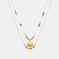 Miniatyrbillede 4 af 4: Collier - Luxenter - Virat - Guld 18k - Cubisk zirkon - Længde 42 cm + 3 cm