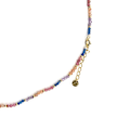 Miniatyrbild 4 av 4: Collier - Luxenter - Linshu - Silver 925 - Guld 18k - Flerfärgade kristaller Flerfärgad