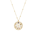 Miniatyrbild 1 av 4: Collier - Luxenter - Thiem - Flerfärgad zirkon - Guld 18k - Längd 42 cm + 3 cm förlängning Flerfärgad