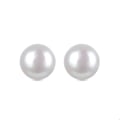 Miniatyrbillede 1 af 2: Boucles d'oreilles Luxenter Argent 925 med 18k guld finish og hvid perle - Basic Vit