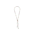 Miniatyrbillede 2 af 3: Collier - Luxenter - Lorex - Sølv 925 - 18k Guld - Multikolor Krystal Flerfärgad