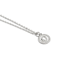 Pikkukuva 2 / 3: Kaulaketju - Luxenter - Kirjain O - Zirkonium brillantin - Rhodium-pinnoitettu - 42 cm + 3 cm