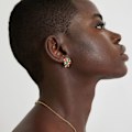 Miniatyrbillede 2 af 4: 925 sølvøreringe fra Luxenter med multicolor zirkon og 18K guldbelægning - Wewi Flerfärgad