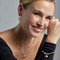 Miniatyrbillede 2 af 4: Collier - Luxenter - Virat - Guld 18k - Cubisk zirkon - Længde 42 cm + 3 cm