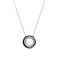 Miniatyrbillede 1 af 4: Collier Luxenter i 925 sølv og sort lakeret rhodium - Darkbe Svart