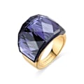 Miniatyrbillede 1 af 5: Ring - Luxenter - Fadino - 18 karat guld - Hydrotermisk kvarts onyx - Lilla lila 16