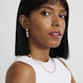 Miniatyrbillede 5 af 6: Collier - Zawind - Model Luxenter - 18K guld - Hvide perler - Kvinde Vit