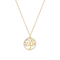 Miniatyrbillede 1 af 3: Collier - Luxenter - Gorbou - 18K guld - Zirkon - Kroglås