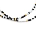 Miniatyrbillede 3 af 4: Armbånd - Luxenter - Furie - 18k guld - Sort krystal - Bredde 3,5 mm Svart