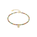 Miniatyrbillede 1 af 6: Armbånd - Luxenter - Stjerne - Argent 925 - Guld 18k - Multifarvede krystaller Flerfärgad