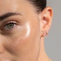 Miniatyrbillede 2 af 3: Boucles d'oreilles Luxenter i 925 sølv med multikolor rhodineret zirkonium - Thilak Flerfärgad