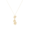 Miniatyrbillede 1 af 6: Collier - Luxenter - Ikuzol - Guld 18k - Længde 42 cm - Boho stil