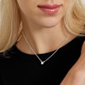 Miniatyrbild 4 av 5: Collier - Luxenter - Keval - Argent 925 - Kubisk Zirkon - Rhodiumpläterad