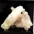 Miniatyrbillede 3 af 4: Sten og mineraler. Calcit + Kvarts. 748,2 øre. Huanggang, Mongoliet, Kina.