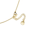 Miniatyrbild 3 av 3: Halsband - Luxenter - Alphabet D - Flerfärgad zirkon - Guld 18k - 42 cm + 3 cm förlängning Flerfärgad