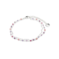 Miniatyrbillede 2 af 5: Armbånd - Luxenter - Ulah - Lilla krystal - Rhodiumbelagt - 19 cm + 3 cm forlængelse Lila